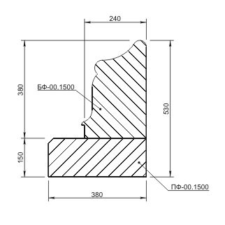 Борт для фонтана D=3760 (сборка) БФ-00.3760/сб - архитектурный бетон Вландо ®